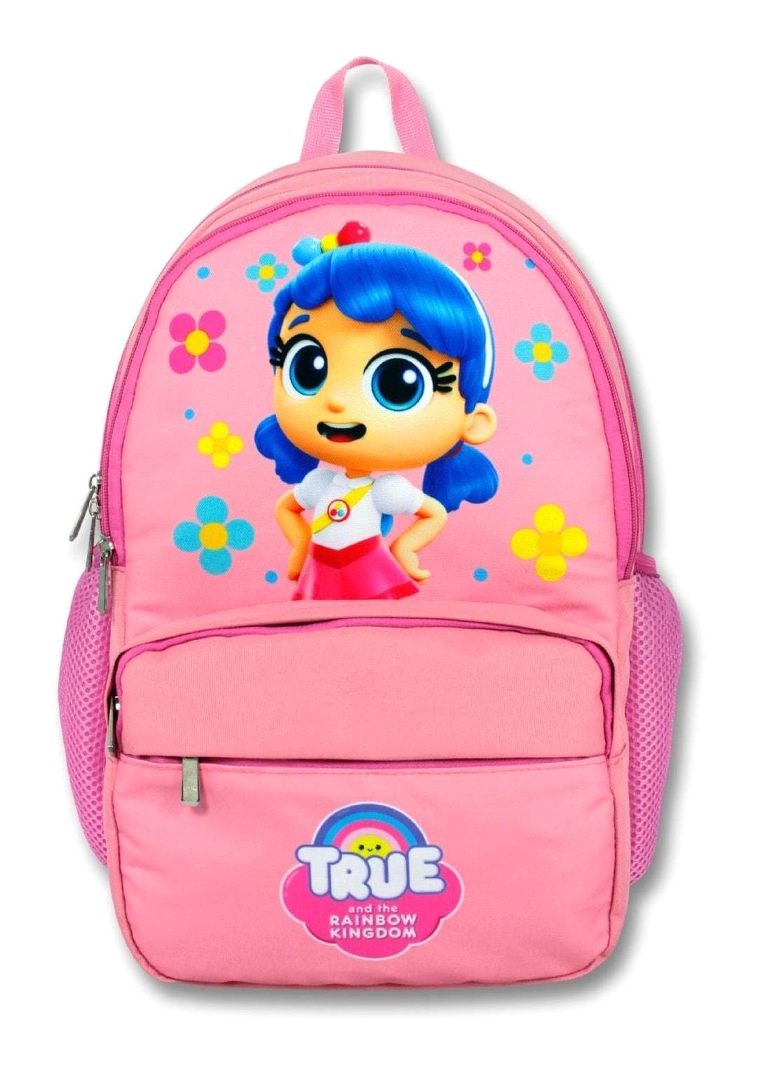 Cennec True True and the Rainbow Kingdom 4 Gözlü Pembe İlkokul Kız Çocuk Sırt Çantası
