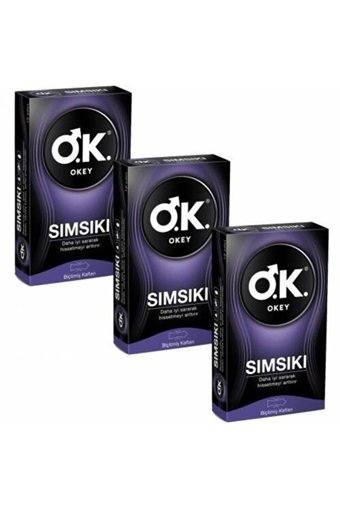 Okey Sımsıkı Prezervatif 3x10'lu