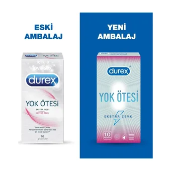 Durex Yok Ötesi Ekstra Zevk Ultra İnce Prezervatif 10'lu