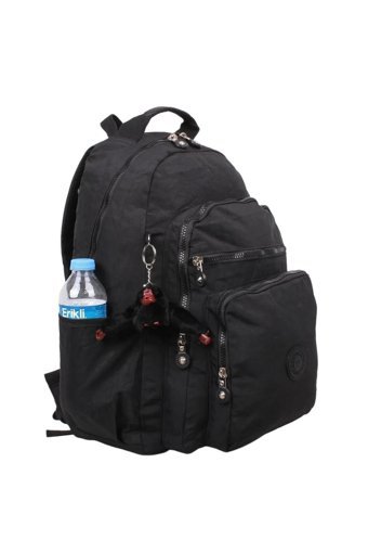 Celonia 8864 Su Geçirmez 5 Gözlü Siyah Lise-Üniversite Unisex Sırt Çantası