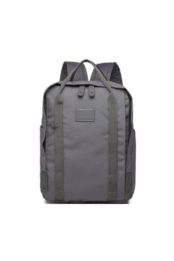 Smart Bags 3190 Su Geçirmez 2 Gözlü Koyu Gri Lise-Üniversite Unisex Sırt Çantası