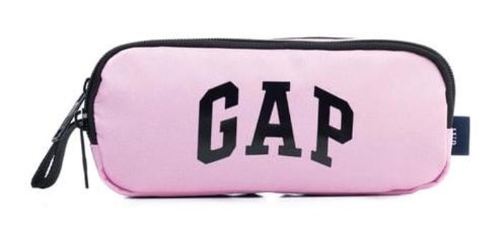 Gap Pembe Düz Bez Bölmeli Çift Gözlü Dikdörtgen Cüzdan Kalemlik