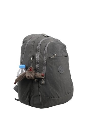 Celonia 8812 Su Geçirmez 5 Gözlü Gri Lise-Üniversite Unisex Sırt Çantası