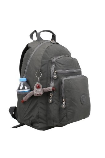 Celonia 8864 Su Geçirmez 5 Gözlü Gri Lise-Üniversite Unisex Sırt Çantası