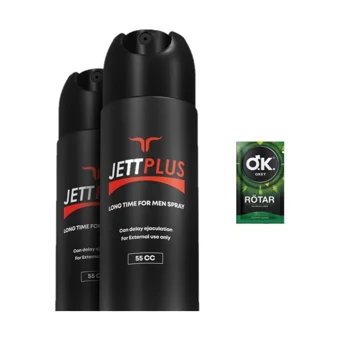 Okey Rötar Geciktiricili Prezervatif Tekli +Jettplus Erkeklere Özel Geciktiricietkili Sprey 2 Adet