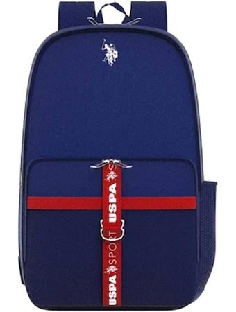 U.S. Polo Assn. PLÇAN22012 Su Geçirmez 2 Gözlü Lacivert İlkokul Unisex Sırt Çantası