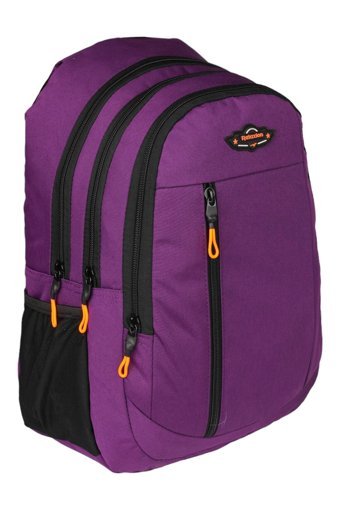 Relaxion 4 Gözlü Mor-Turuncu Lise-Üniversite Unisex Sırt Çantası