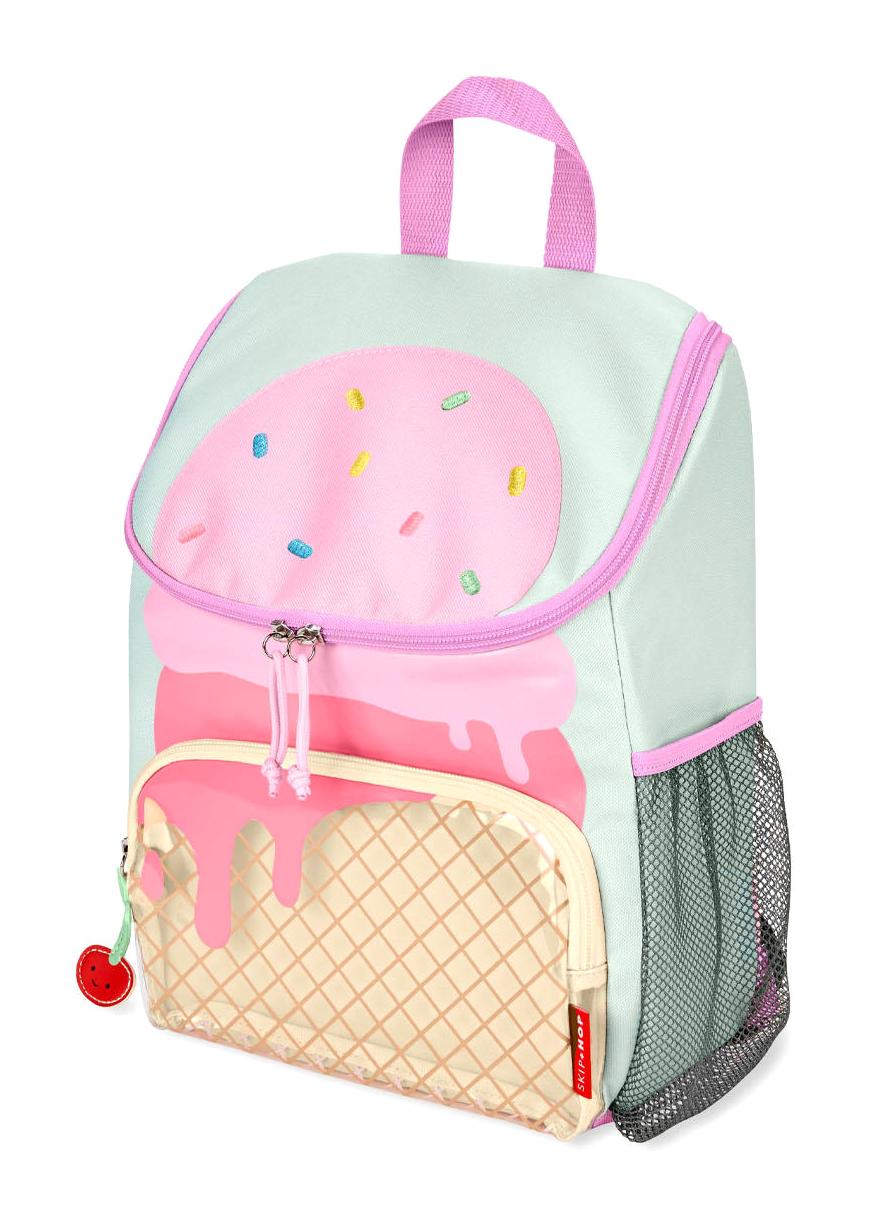 Skip Hop Spark Dondurma 2 Gözlü Pembe Anaokulu Kız Çocuk Sırt Çantası