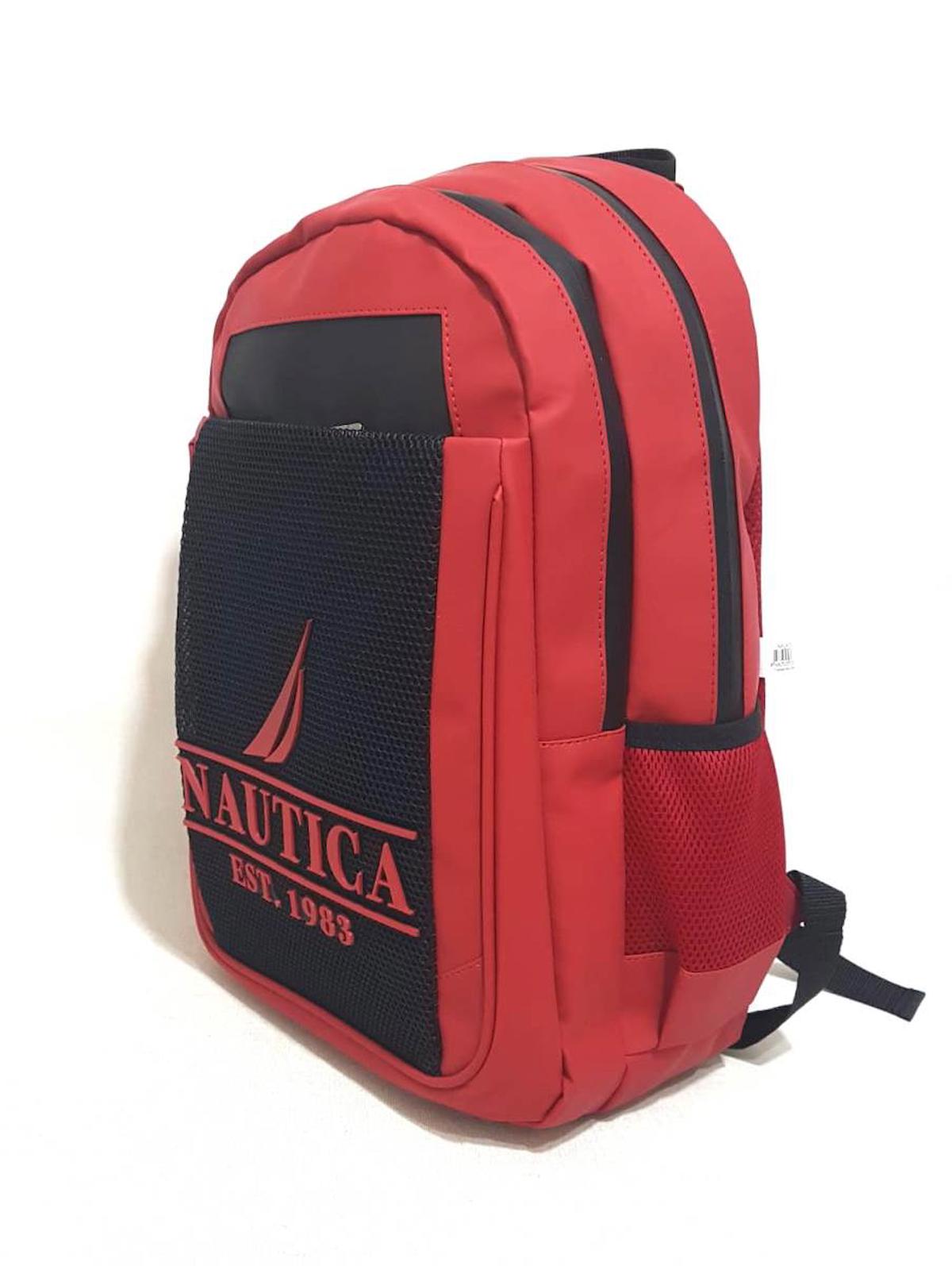 Nacutıca 21505 Su Geçirmez 4 Gözlü Somon Lise-Üniversite Unisex Sırt Çantası