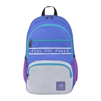 Panther PT-4197 Yazılı Su Geçirmez 4 Gözlü Mor İlkokul Unisex Sırt Çantası