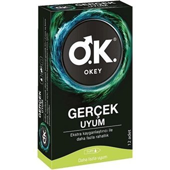 Okey Gerçek Uyum Prezervatif 12'li