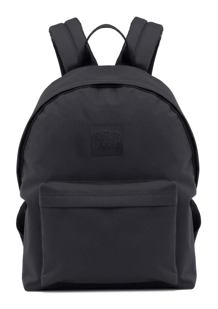 Gap 2 Gözlü Siyah Lise-Üniversite Unisex Sırt Çantası
