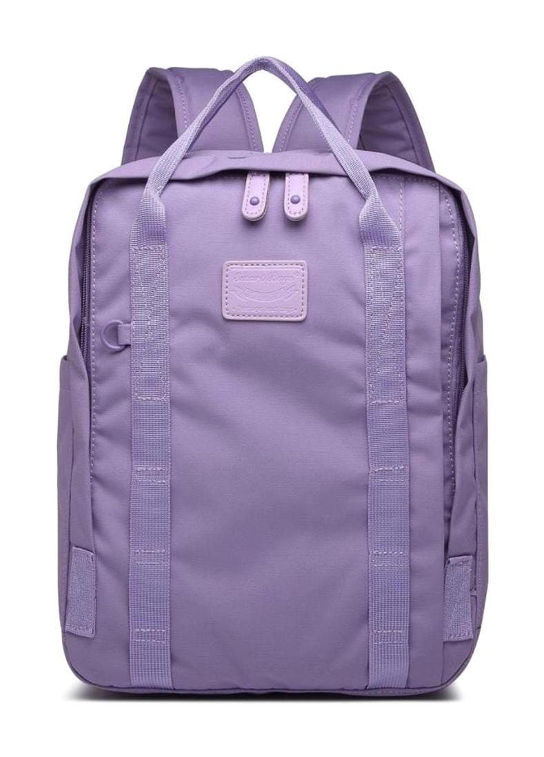 Smart Bags 3190 Su Geçirmez 2 Gözlü Mor Lise-Üniversite Unisex Sırt Çantası