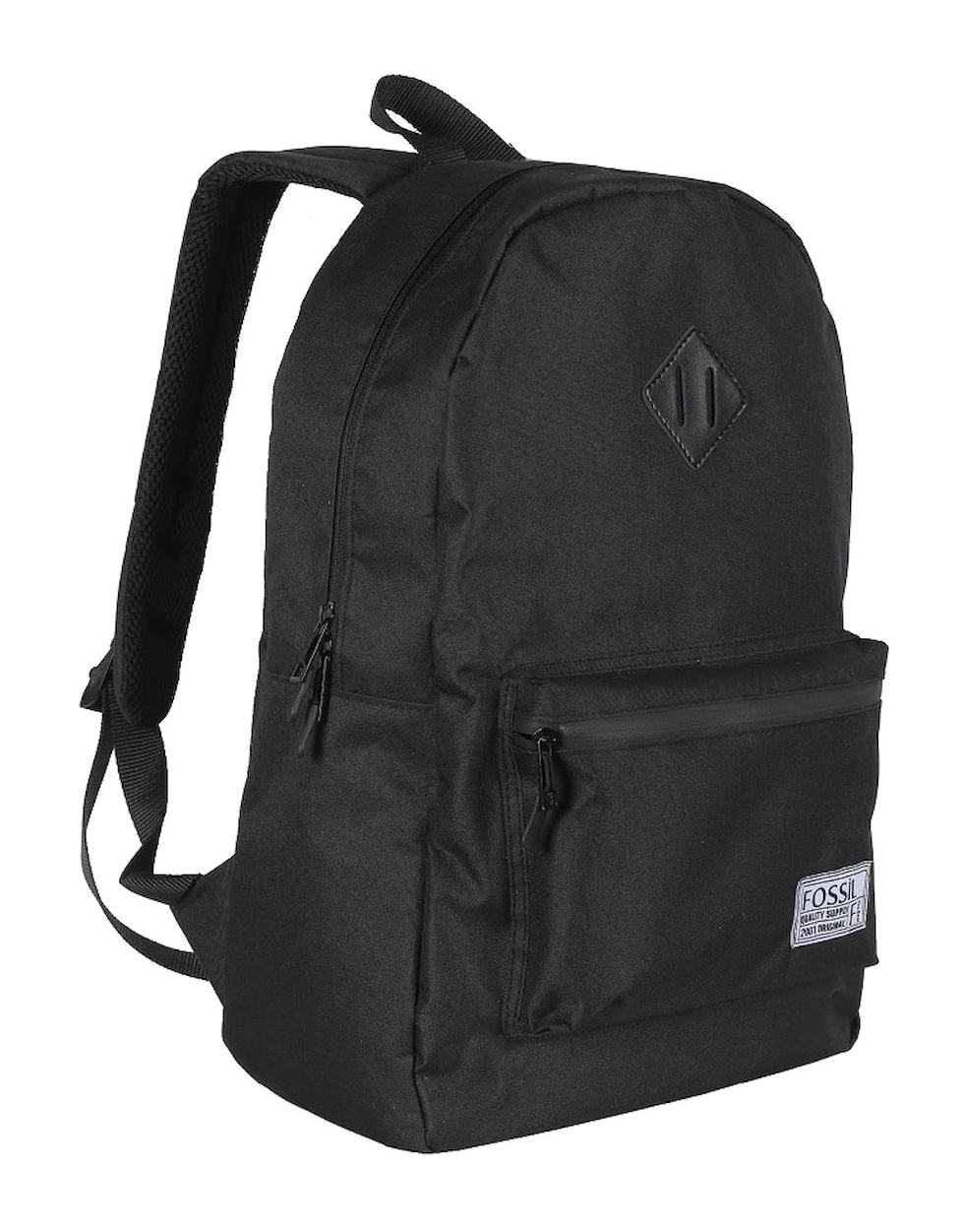 Fossil 9505-01 2 Gözlü Siyah Lise-Üniversite Unisex Sırt Çantası