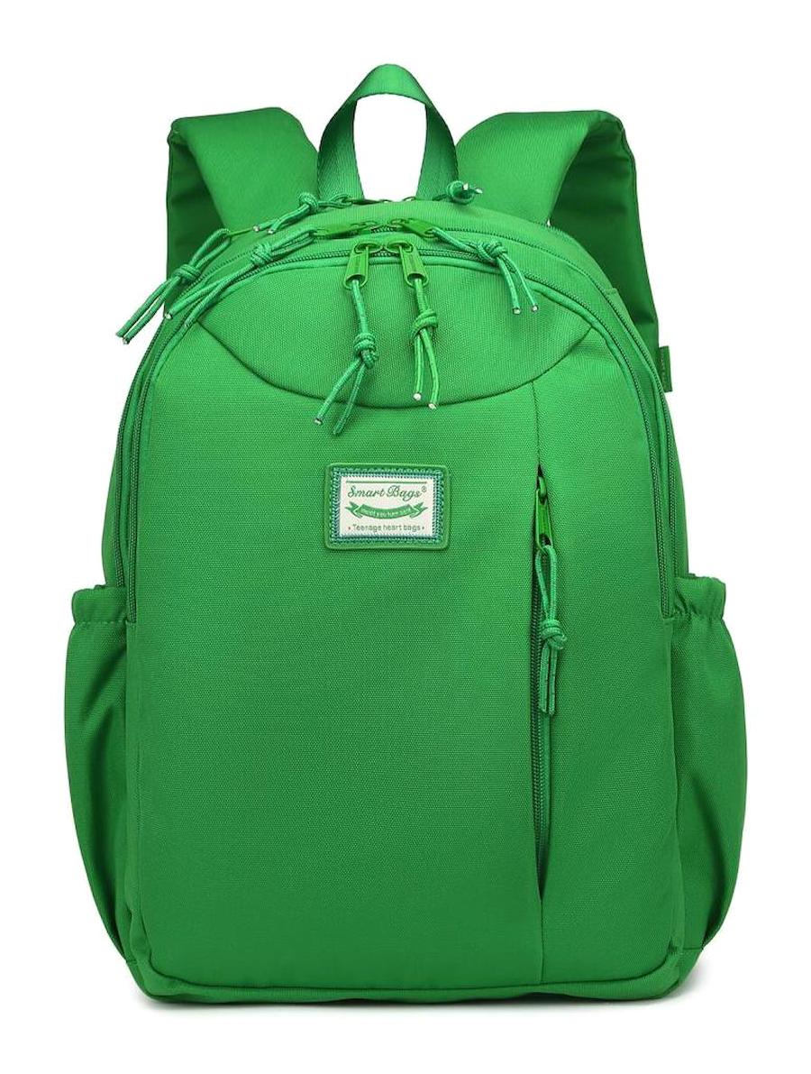 Smart Bags 3200 Çok Gözlü Yeşil Lise-Üniversite Kız Çocuk Sırt Çantası