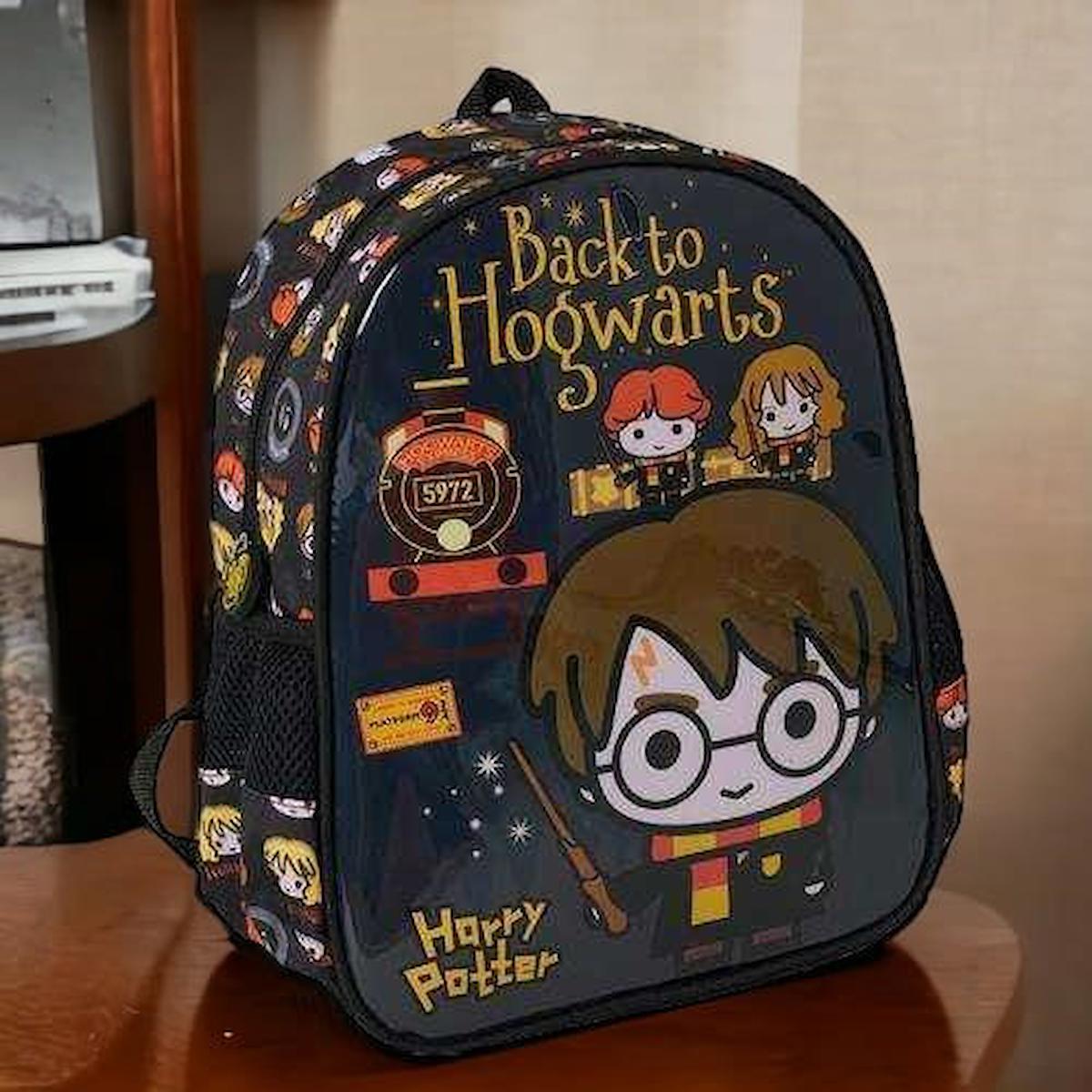 Harry Potter Harry Potter Tek Gözlü Siyah Anaokulu Unisex Sırt Çantası