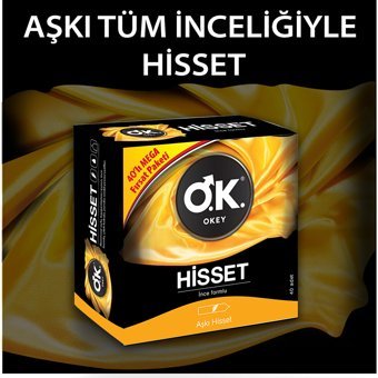 Okey Hisset İnce Prezervatif 40'lı