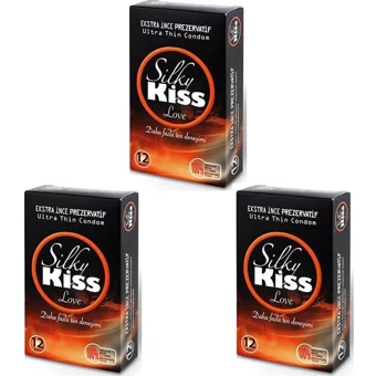 Silky Kiss Love Ultra İnce Prezervatif 3x12'li