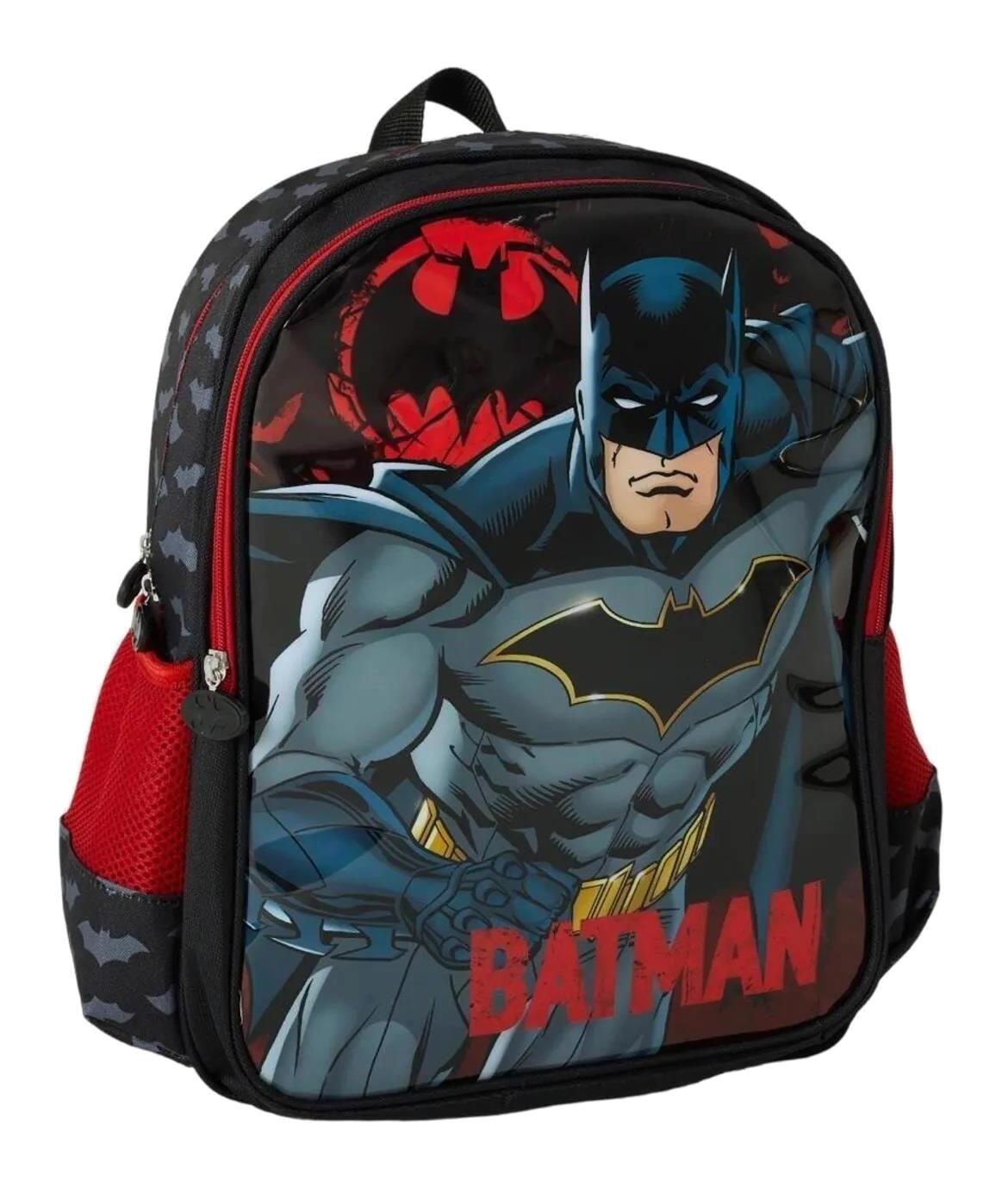 ModaOnn Batman DC 4 Gözlü Kırmızı İlkokul Erkek Çocuk Sırt Çantası