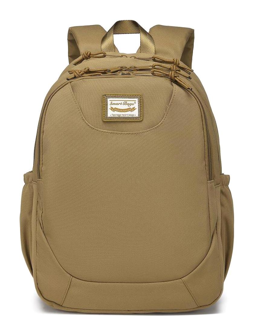 Smart Bags 3199 3 Gözlü Kahverengi Lise-Üniversite Kız Çocuk Sırt Çantası