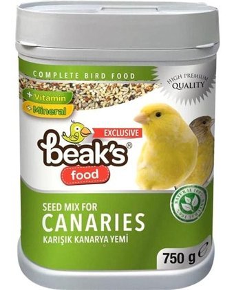 Beak's Karışık Vitaminli Kuş Yemi 750 gr