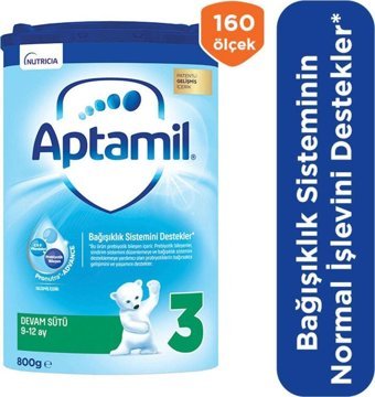 Aptamil Laktozsuz Tahılsız 3 Numara Devam Sütü 800 gr