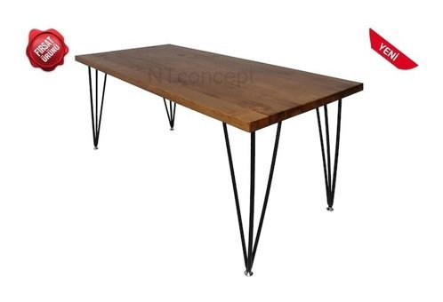 Ntconcept Ahşap Koyu Ceviz Çalışma Masası