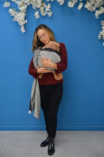 Babyroo Bel Destekli Gri Sling