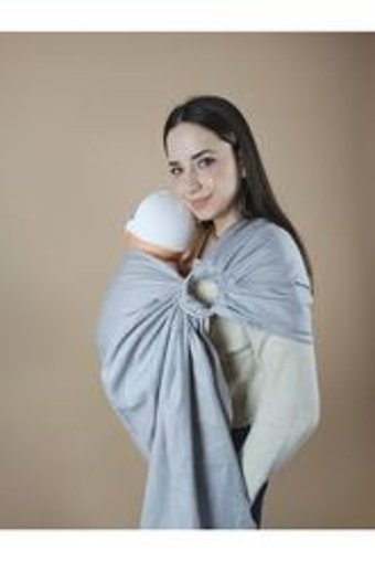 Solomombaby Renkli Kalpler Pembe Halka Sling