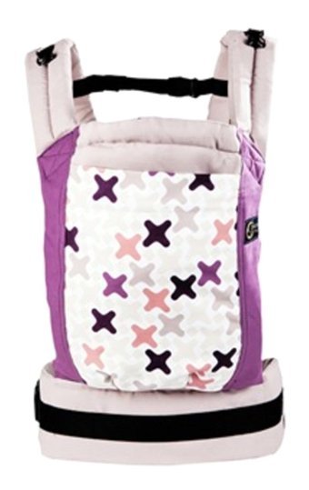 Babalinbaby Collete Bel Destekli Beyaz-Mor Sling