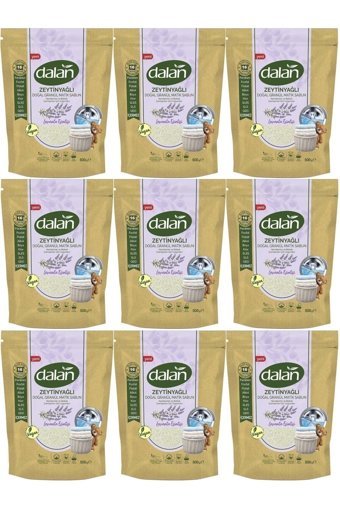 Dalan Lavanta Esintisi Organik 9x500 gr Granül Çamaşır Sabunu