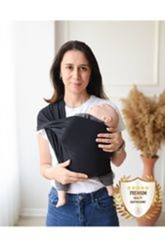 Babalinbaby Fast Relief Mom Siyah Sling