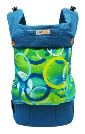 İlkay Baby Handy Gizemli Daireler Bel Destekli Mavi Sling