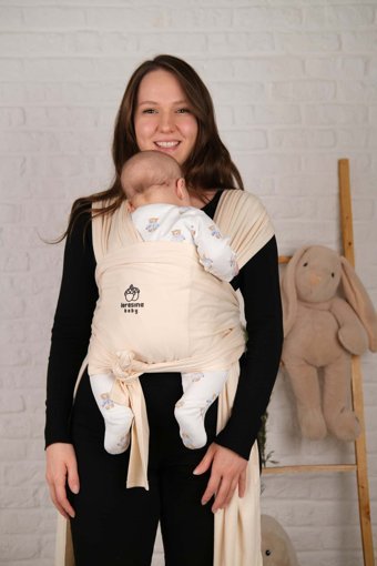 Lorasina Baby Ekru Wrap Sling