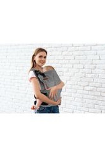 Solomombaby Lüks Bel Destekli Siyah Sling