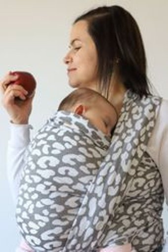 Solomombaby Sevimli At Gri Wrap Sling