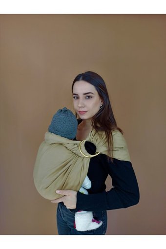 Balküpü Sling Ring Bej Wrap Sling