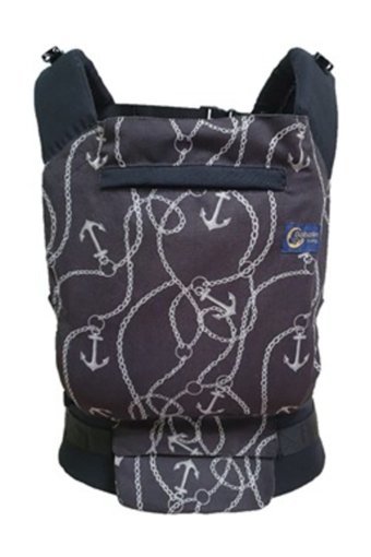 Babalinbaby Gri Çapa Bel Destekli Siyah Sling