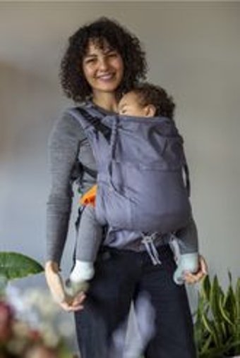 Solomombaby Yıldızlar Bel Destekli Gri Sling