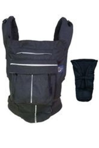 Babalinbaby Gökyüzü Bel Destekli Siyah Sling