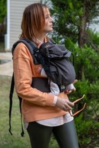 Mamadusbaby Softy Baby Bel Destekli Yeşil Sling