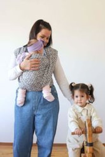 Solomombaby Kangurum Siyah Wrap Sling