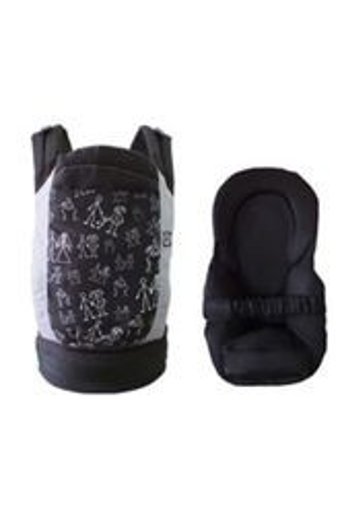 Babalinbaby Yıldızlar Bel Destekli Beyaz-Mavi Sling