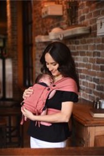 Babalinbaby Tiny Bel Destekli Siyah Sling