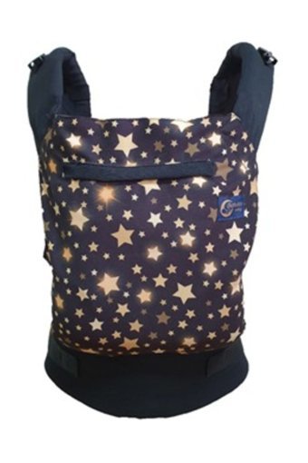 Babalinbaby Yaldızlı Yıldızlar Bel Destekli Siyah Sling