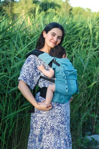 Neko Bel Destekli Mavi Mei Tai Sling