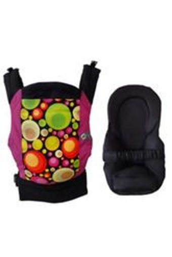 Babalinbaby Yazılı Bel Destekli Siyah Sling