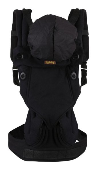 Eggbaby Softy Baby Bel Destekli Siyah Sling