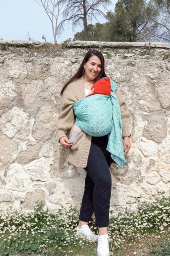 ZuBu 3D Air Mesh Yeşil Sling