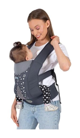 Sevi Bebe Art-575 Bel Destekli Gri Sling